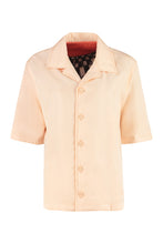 Load image into Gallery viewer, Short sleeve silk blend shirt
