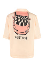 Load image into Gallery viewer, Short sleeve silk blend shirt
