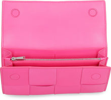 Load image into Gallery viewer, Leather flap-over wallet
