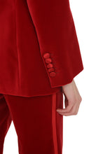 Load image into Gallery viewer, Single-breasted velvet jacket

