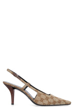Load image into Gallery viewer, GG Supreme fabric slingback pumps
