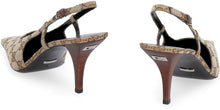 Load image into Gallery viewer, GG Supreme fabric slingback pumps

