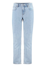 Load image into Gallery viewer, 5-pocket straight-leg jeans
