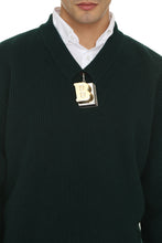 Load image into Gallery viewer, Wool V-neck pullover
