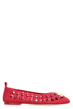 Load image into Gallery viewer, Eleanor leather ballet flats with logo
