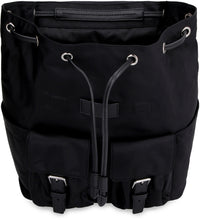 Load image into Gallery viewer, Virginia leather details nylon backpack
