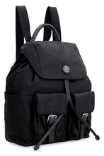 Load image into Gallery viewer, Virginia leather details nylon backpack
