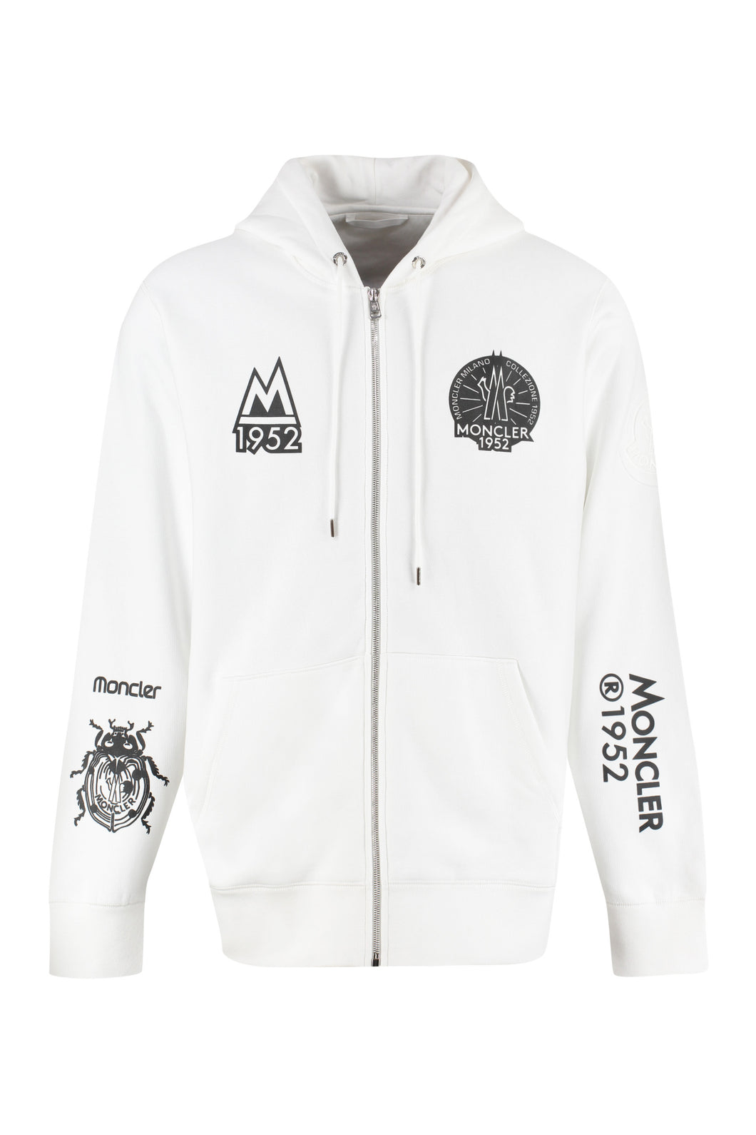 2 Moncler 1952 - Cotton full zip hoodie