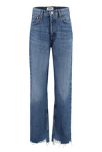 Load image into Gallery viewer, 5-pocket straight-leg jeans
