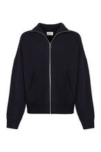 Load image into Gallery viewer, High collar zipped cardigan
