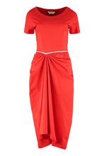 Load image into Gallery viewer, Draped jersey dress
