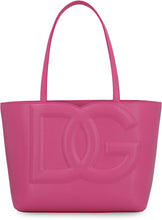 Load image into Gallery viewer, Logo leather tote bag
