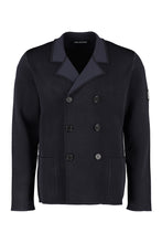 Load image into Gallery viewer, Double-breasted knit jacket
