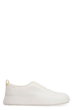 Load image into Gallery viewer, Rubber and leather low-top sneakers
