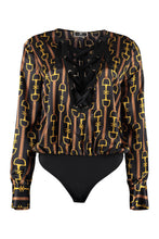 Load image into Gallery viewer, Crossover V-neck body-shirt
