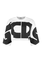 Load image into Gallery viewer, Logo print cropped t-shirt
