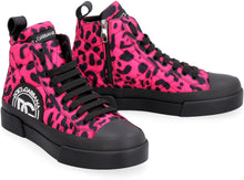 Load image into Gallery viewer, Canvas high-top sneakers
