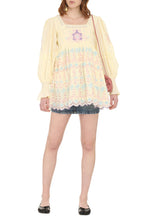 Load image into Gallery viewer, Freja embroidered mini dress
