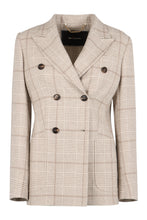 Load image into Gallery viewer, Double-breasted virgin wool jacket
