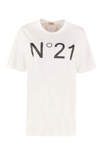 Load image into Gallery viewer, Cotton crew-neck T-shirt
