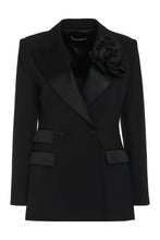 Load image into Gallery viewer, Double-breasted virgin wool jacket
