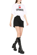 Load image into Gallery viewer, Cotton crew-neck T-shirt
