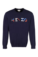 Load image into Gallery viewer, Logo embroidered cotton sweater
