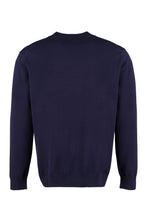 Load image into Gallery viewer, Logo embroidered cotton sweater
