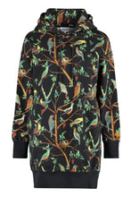 Load image into Gallery viewer, Print hooded sweatdress
