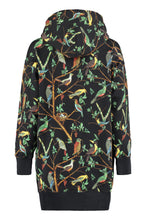 Load image into Gallery viewer, Print hooded sweatdress
