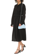 Load image into Gallery viewer, Belted silk dress
