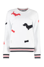 Load image into Gallery viewer, Cotton crew-neck sweatshirt
