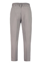 Load image into Gallery viewer, Wool-blend trousers with drawsting at waist
