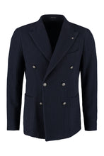 Load image into Gallery viewer, Double-breasted corduroy jacket
