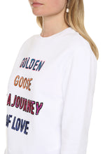 Load image into Gallery viewer, Cotton crew-neck sweatshirt with logo
