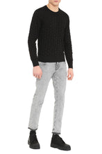Load image into Gallery viewer, Jacquard crew-neck sweater
