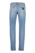 Load image into Gallery viewer, 5-pocket straight-leg jeans
