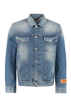 Load image into Gallery viewer, Bleach wash denim jacket
