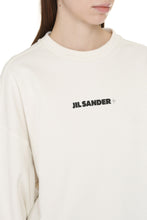 Load image into Gallery viewer, Cotton crew-neck sweatshirt with logo
