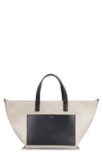 Load image into Gallery viewer, Canvas and leather handbag
