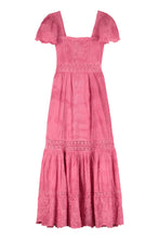 Load image into Gallery viewer, Norma embroidered cotton long dress
