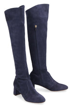 Load image into Gallery viewer, Suede knee-boots
