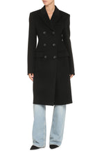 Load image into Gallery viewer, Double-breasted wool coat
