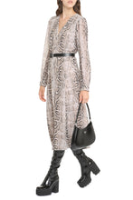 Load image into Gallery viewer, Animal print shirtdress

