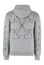 Load image into Gallery viewer, Full-zip cotton sweater
