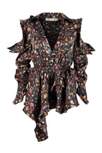 Load image into Gallery viewer, Printed frill blouse
