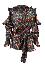 Load image into Gallery viewer, Printed frill blouse
