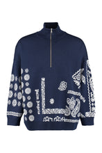 Load image into Gallery viewer, High collar zipped cardigan
