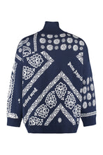 Load image into Gallery viewer, High collar zipped cardigan

