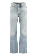 Load image into Gallery viewer, 5-pocket straight-leg jeans
